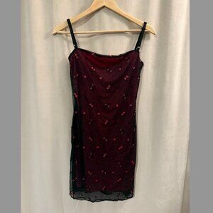 ✨ Vintage Laundry by Shelli Segal Mesh Slip Dress – Size 4 ✨